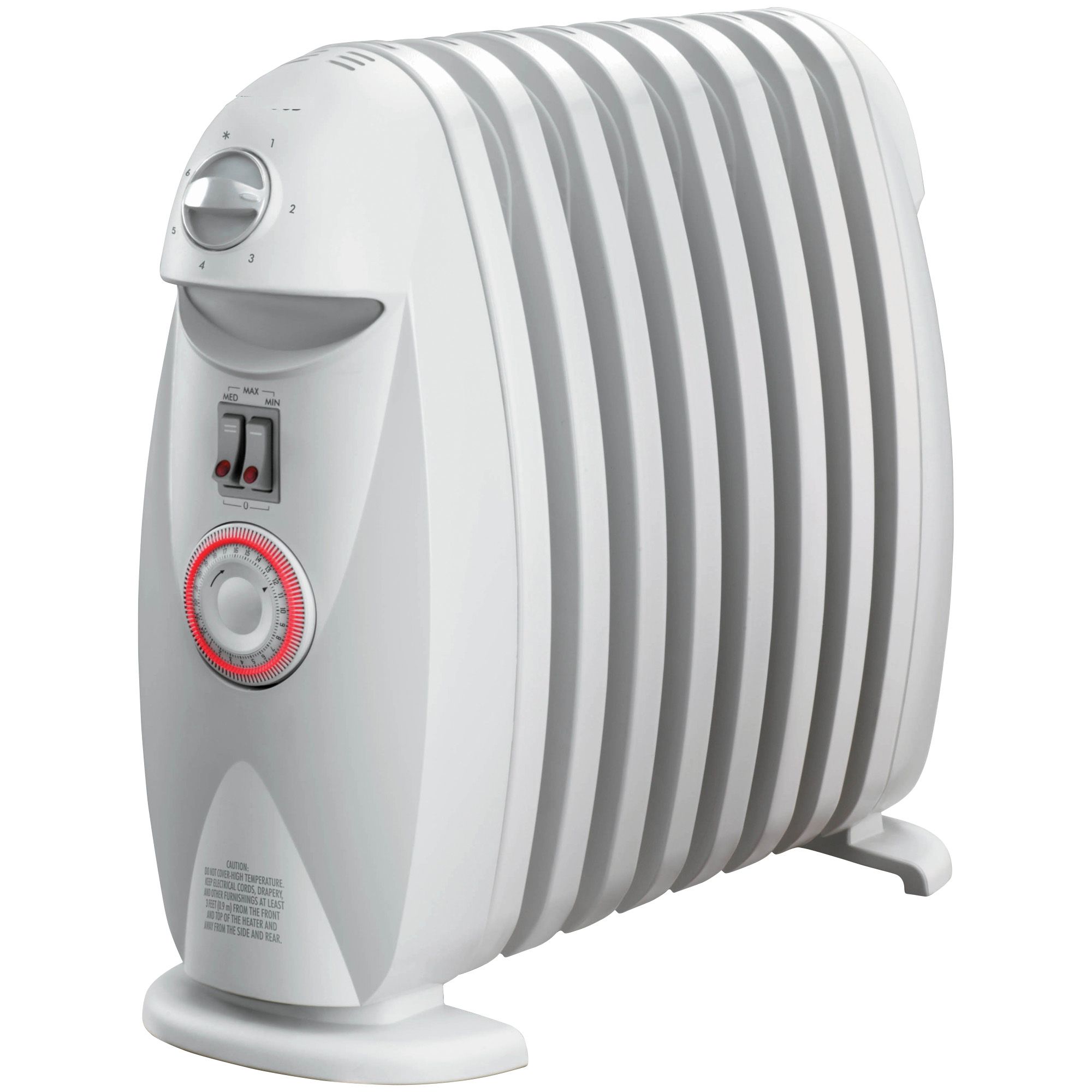 DeLonghi Bathroom-Safe 1200-Watt Oil-Filled Radiator Heater