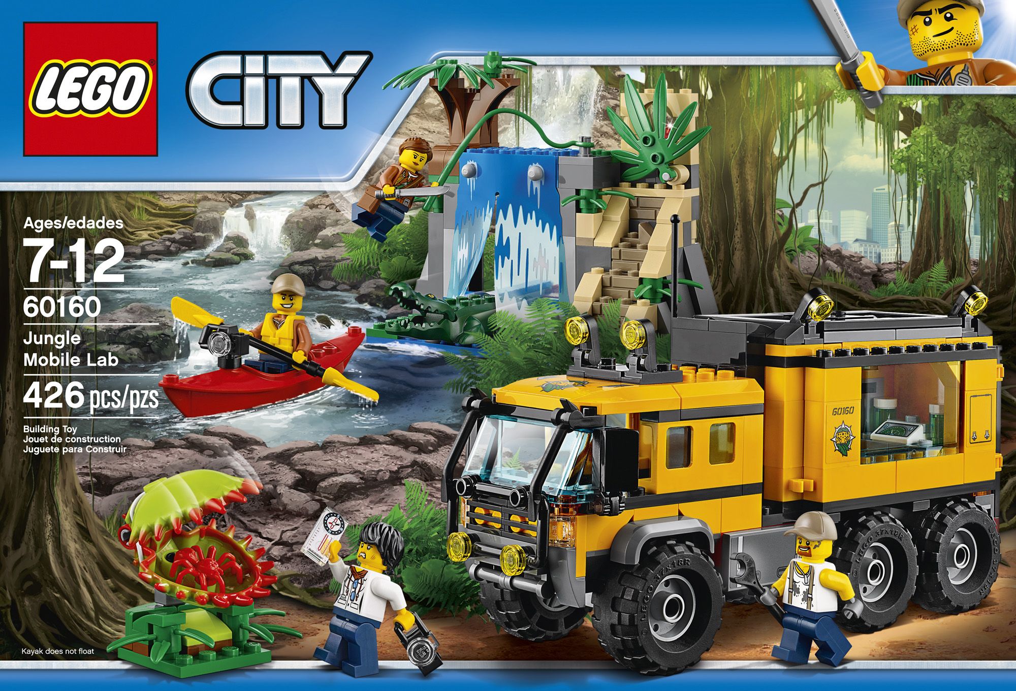 LEGO City Jungle Mobile Lab 426-Pc. Building Set - 60160