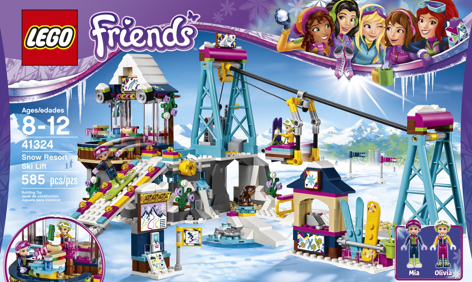 Lego friends snow online sets