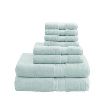 Madison Park Signature 800GSM 100-percent Cotton Bath Sheet Antimicrobial 2 Piece Set - Grey