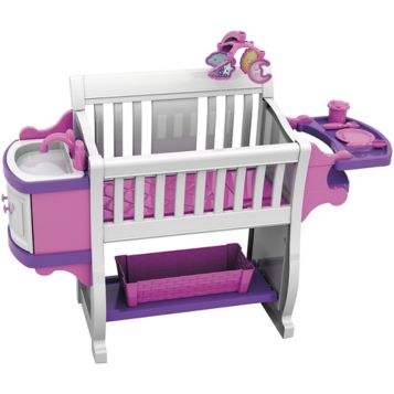 plastic doll bed