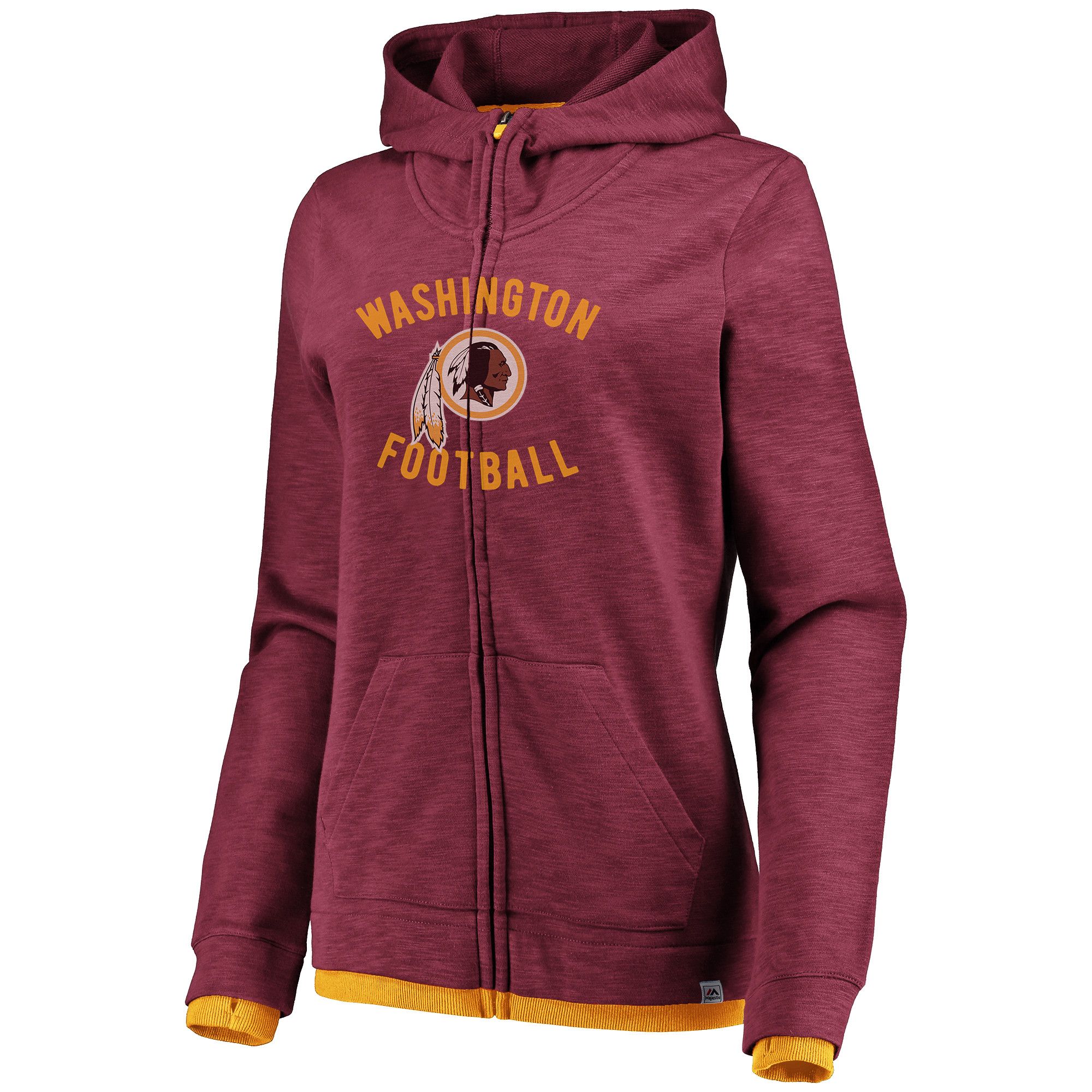 Washington Redskins Full Zipper Hoodie Womens Size Large NFL Team