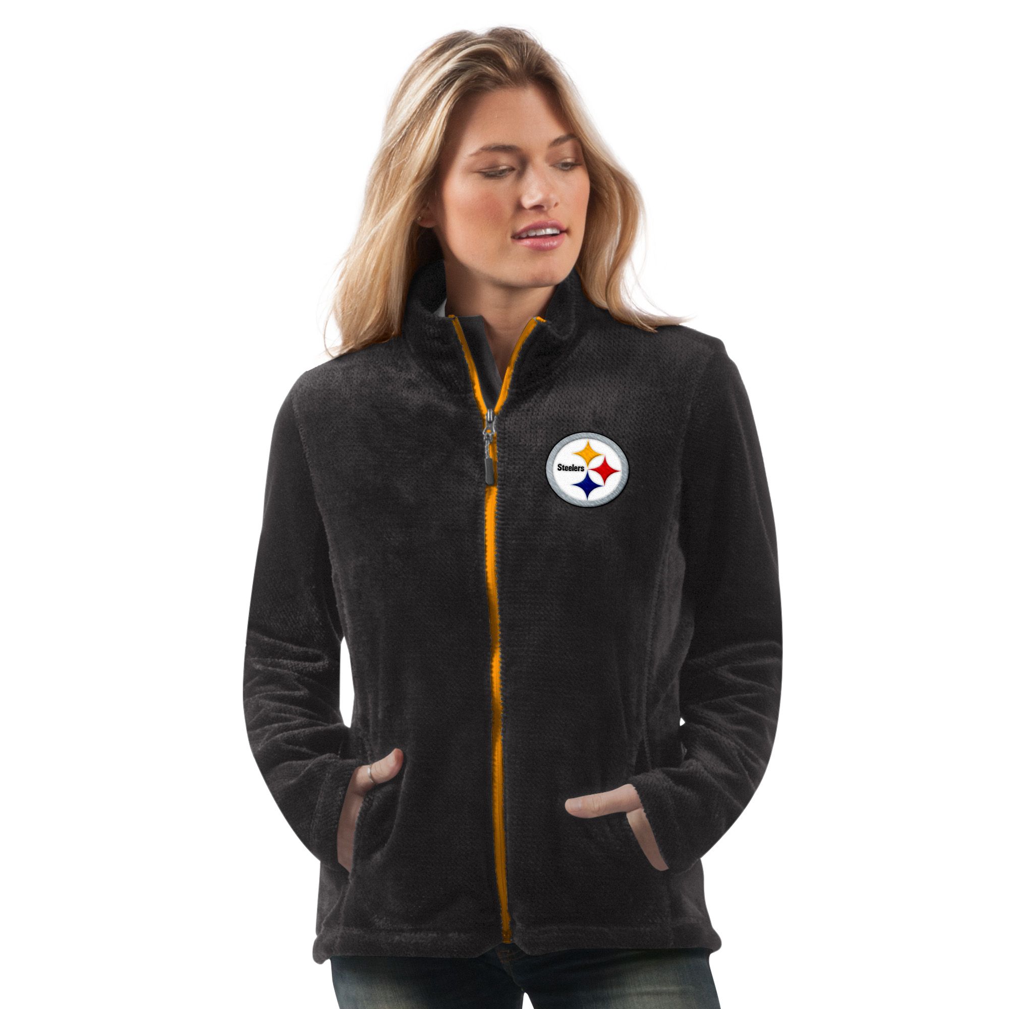 Pittsburgh Steelers Women's Fur Lined Jacket