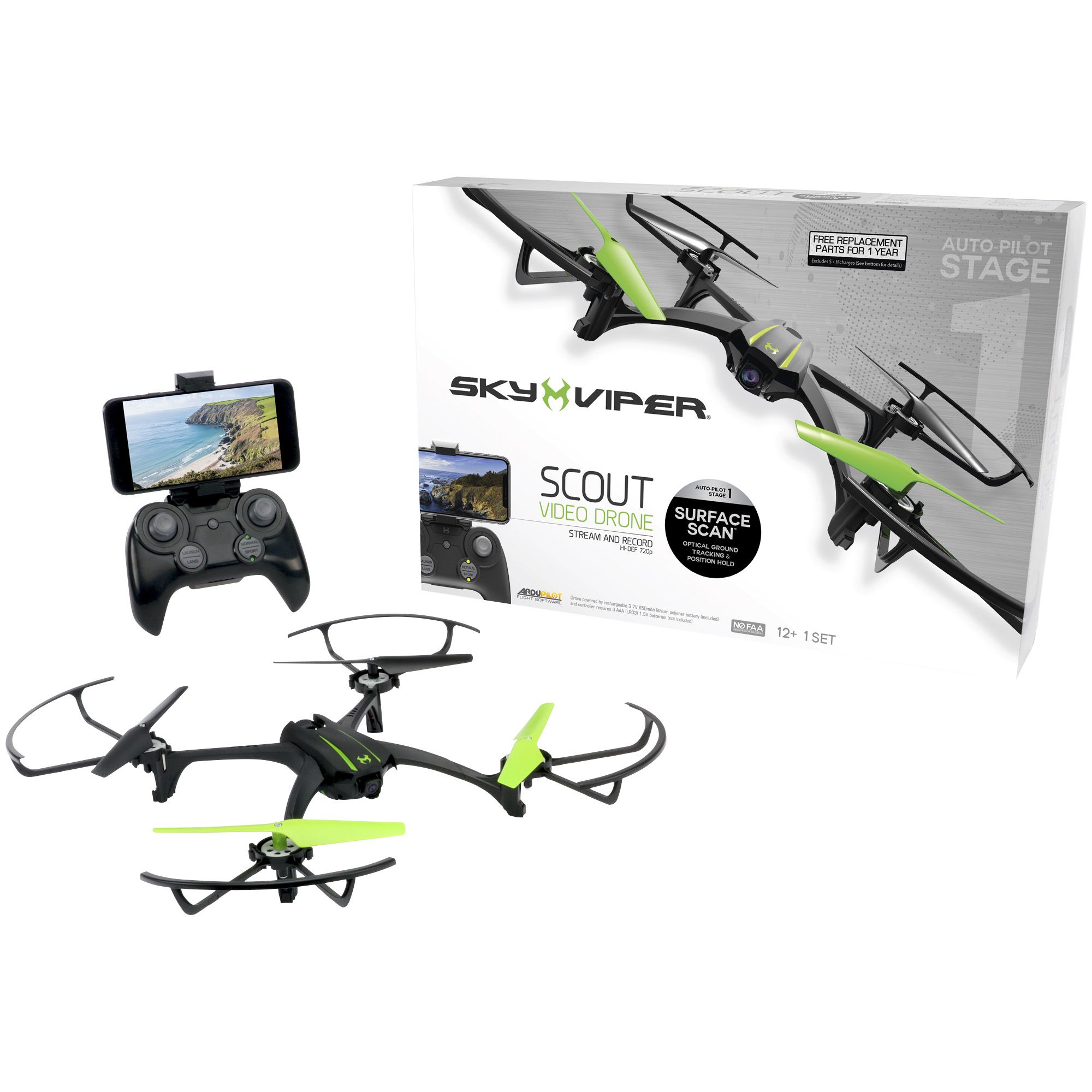 Sky viper scout video drone store flight time