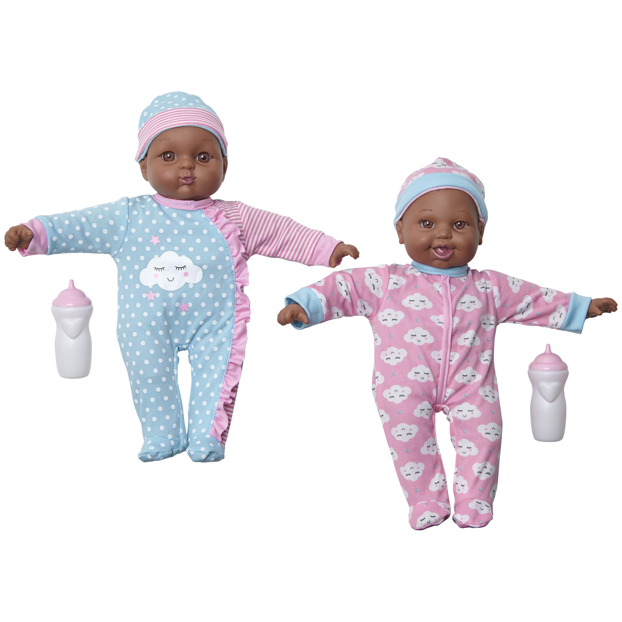 Talking twin hot sale baby dolls