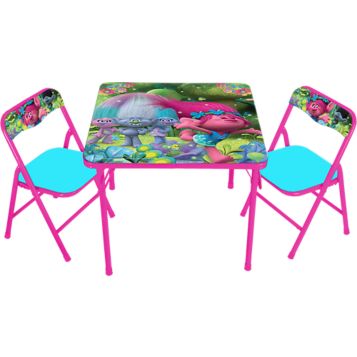 Trolls folding best sale table and chairs