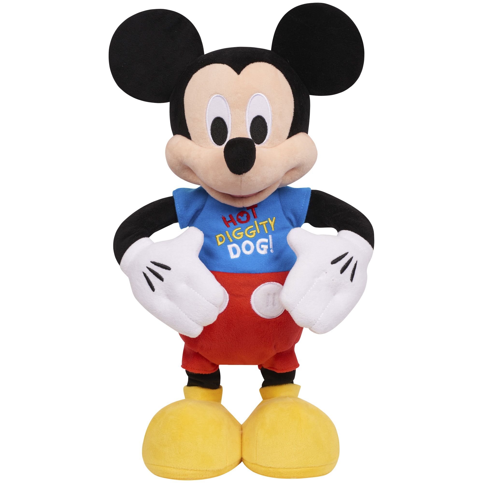 Disney Junior Mickey Mouse Hot Diggity Dance Mickey Feature Plush