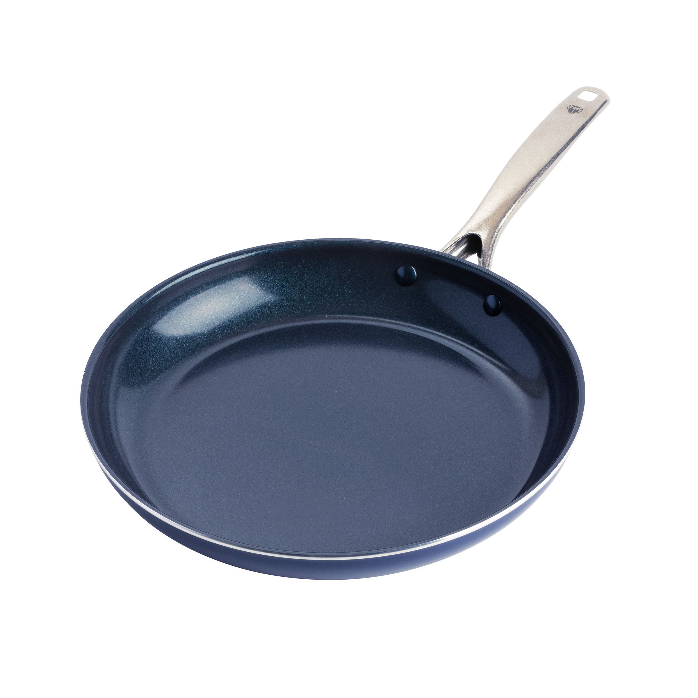 Blue Diamond 12-Piece Toxin-Free Ceramic Nonstick Cookware Set, Blue
