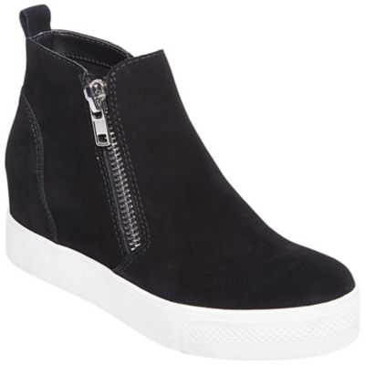 steve madden black wedgie