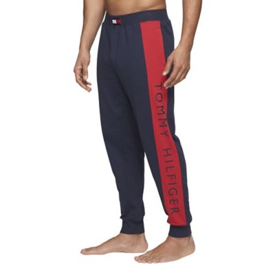 red tommy hilfiger joggers