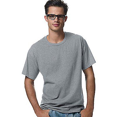 Hanes ComfortBlend & EcoSmart & Crewneck Men's T-Shirt, Carolina Blue, Size  - M