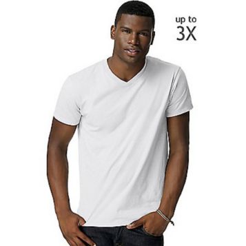 Fingerhut - Hanes Men's Nano-T V-Neck T-Shirt