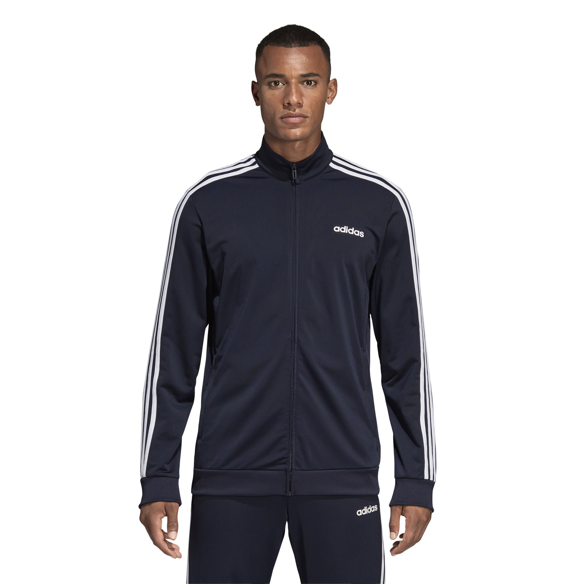 Adidas Men's 3-Stripe Tricot Track Jacket