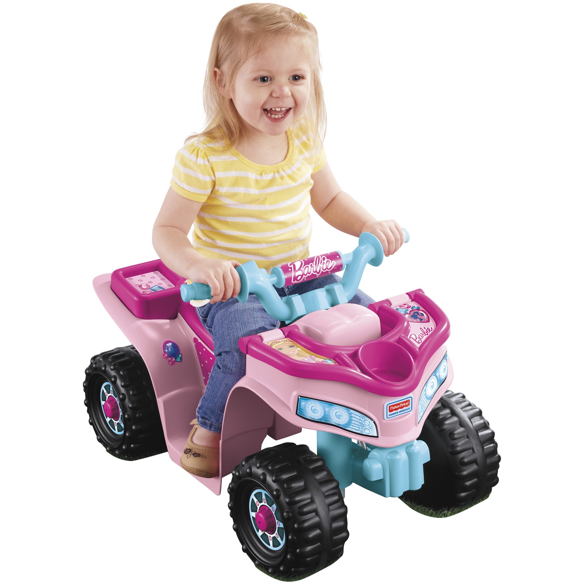 Barbie atv discount power wheels