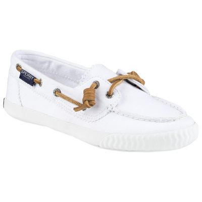 sperry washed canvas boat shoe