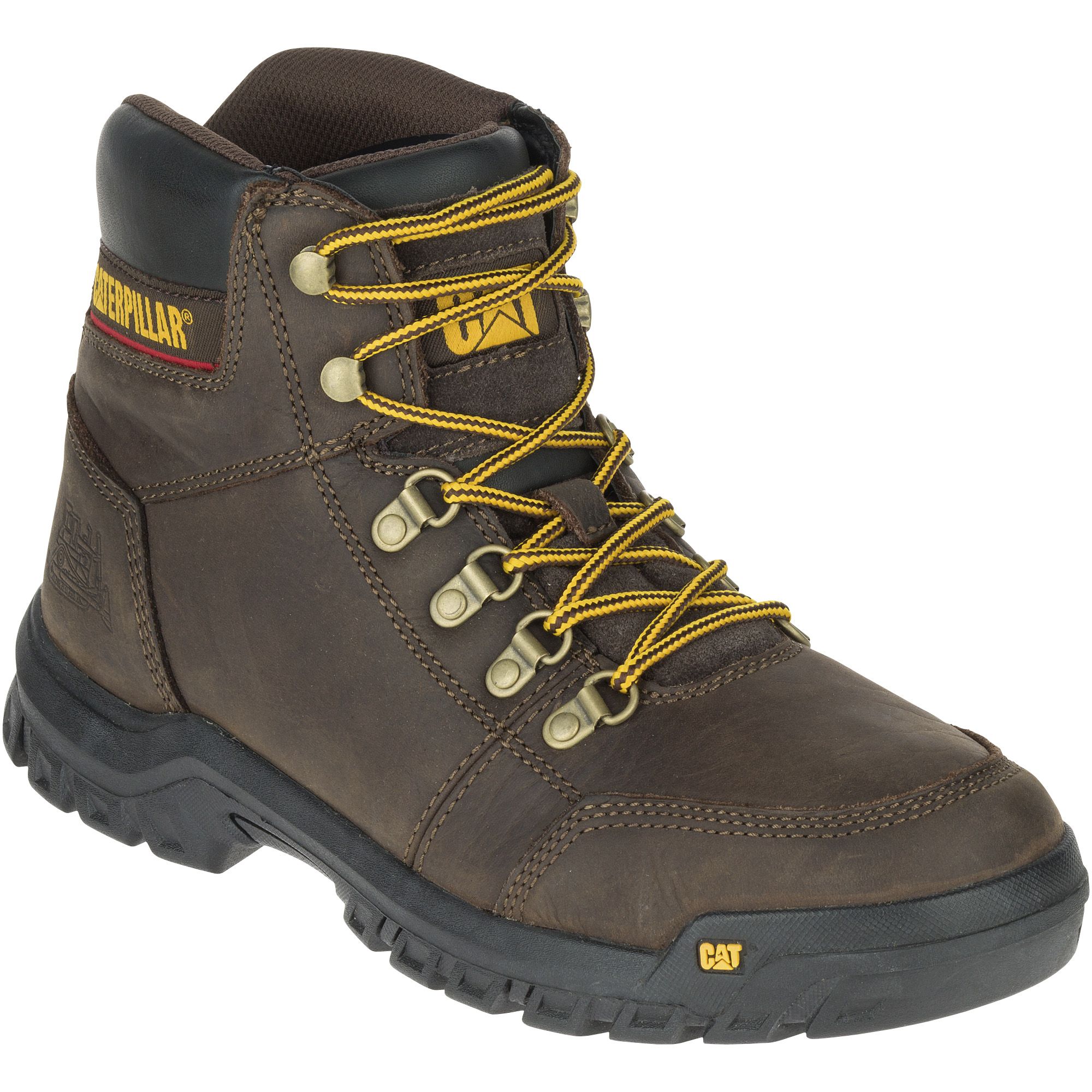 Fingerhut CAT Footwear Men s Outline Steel Toe Work Boot Wide