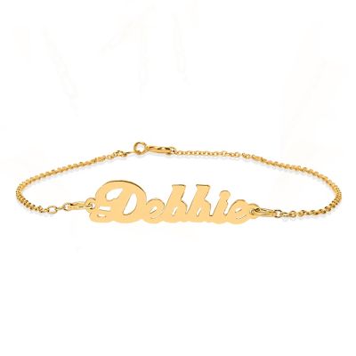 gold plated ankle bracelet