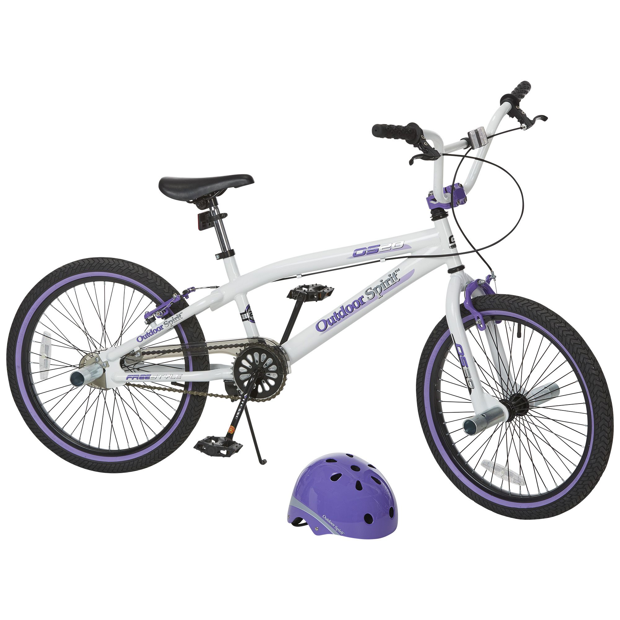 Gettington Outdoor Spirit Girls Melee Freestyle Bike With Helmet