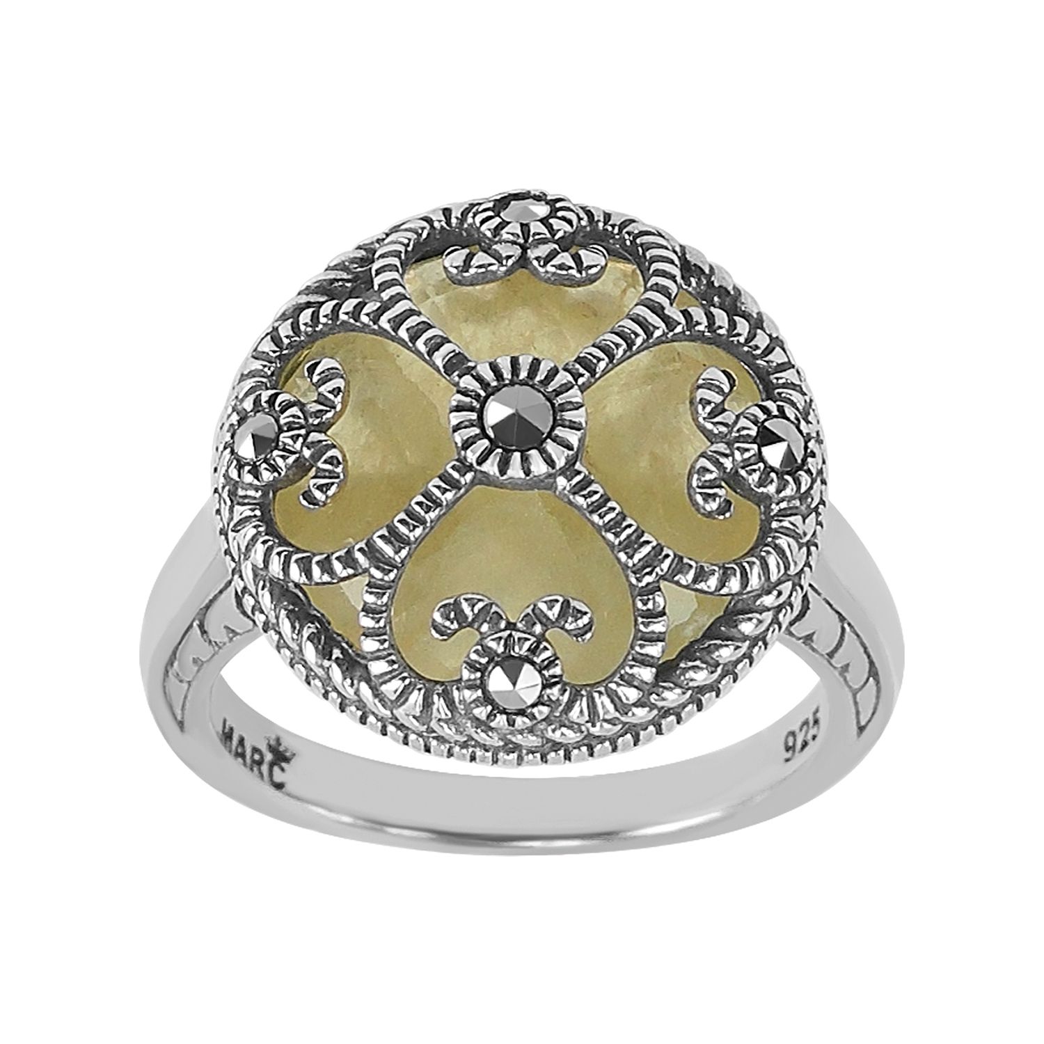 Marc sterling discount silver swarovski marcasite