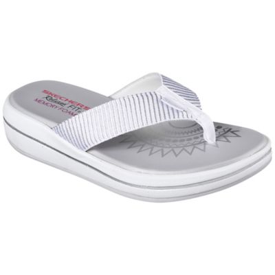 skechers relaxed fit sandals with memory foam