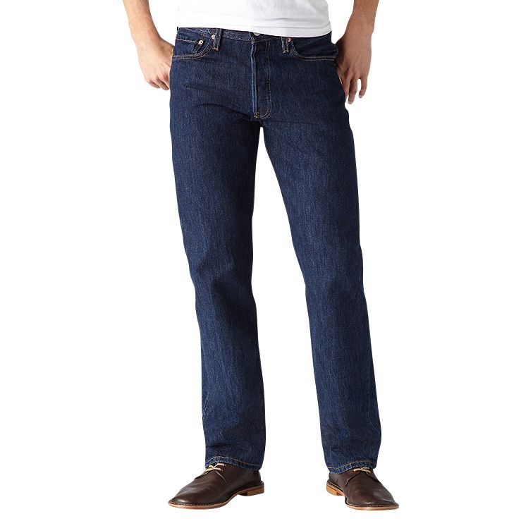 Mens levis 501 button fly straight leg clearance jeans