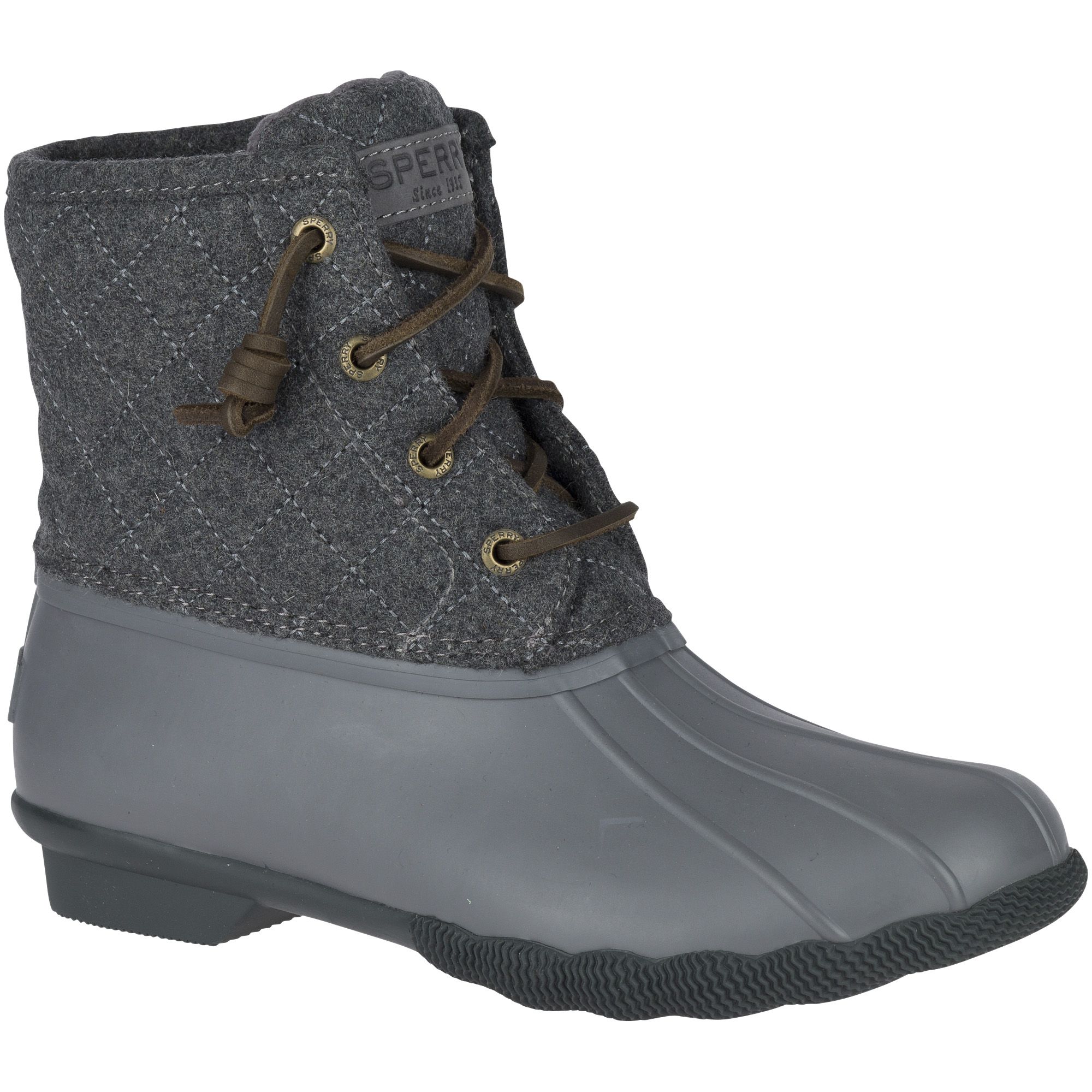 Sperry women's saltwater quilted wool store duck boots