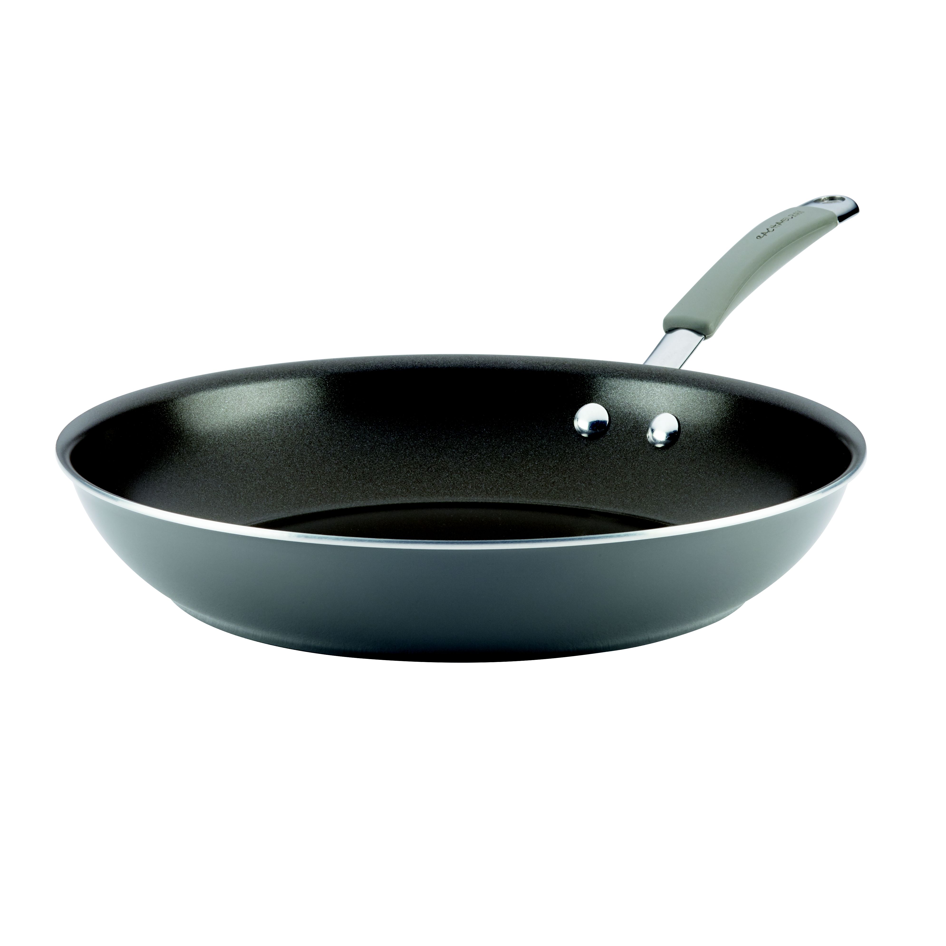 Rachael Ray Fry Pan, Enameled Aluminum, 12.5 Inch