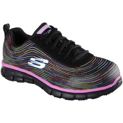 women's skechers steel toe shoes