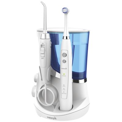 toothbrush with flosser in one