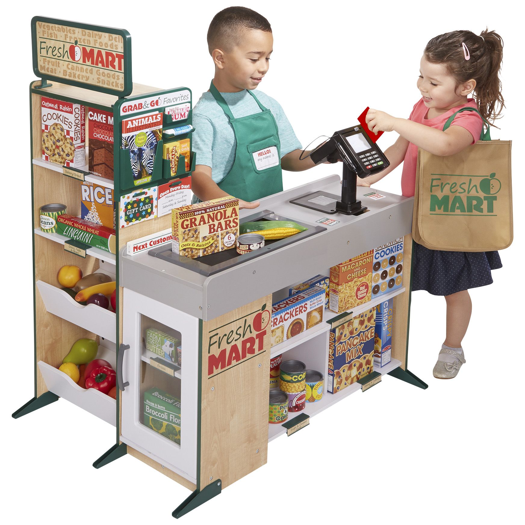 Grocery store playset on sale melissa and doug