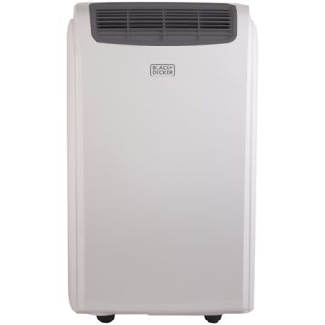 BLACK+DECKER 14,000 BTU Portable Air Conditioner with Heat and Remote  Control, White