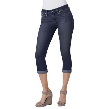 Signature by Levi Strauss & Co. Women's Mid Rise Capri Jeans