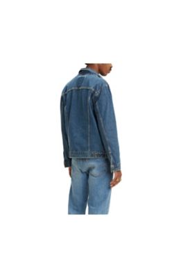 levi's trucker jacket medium stonewash