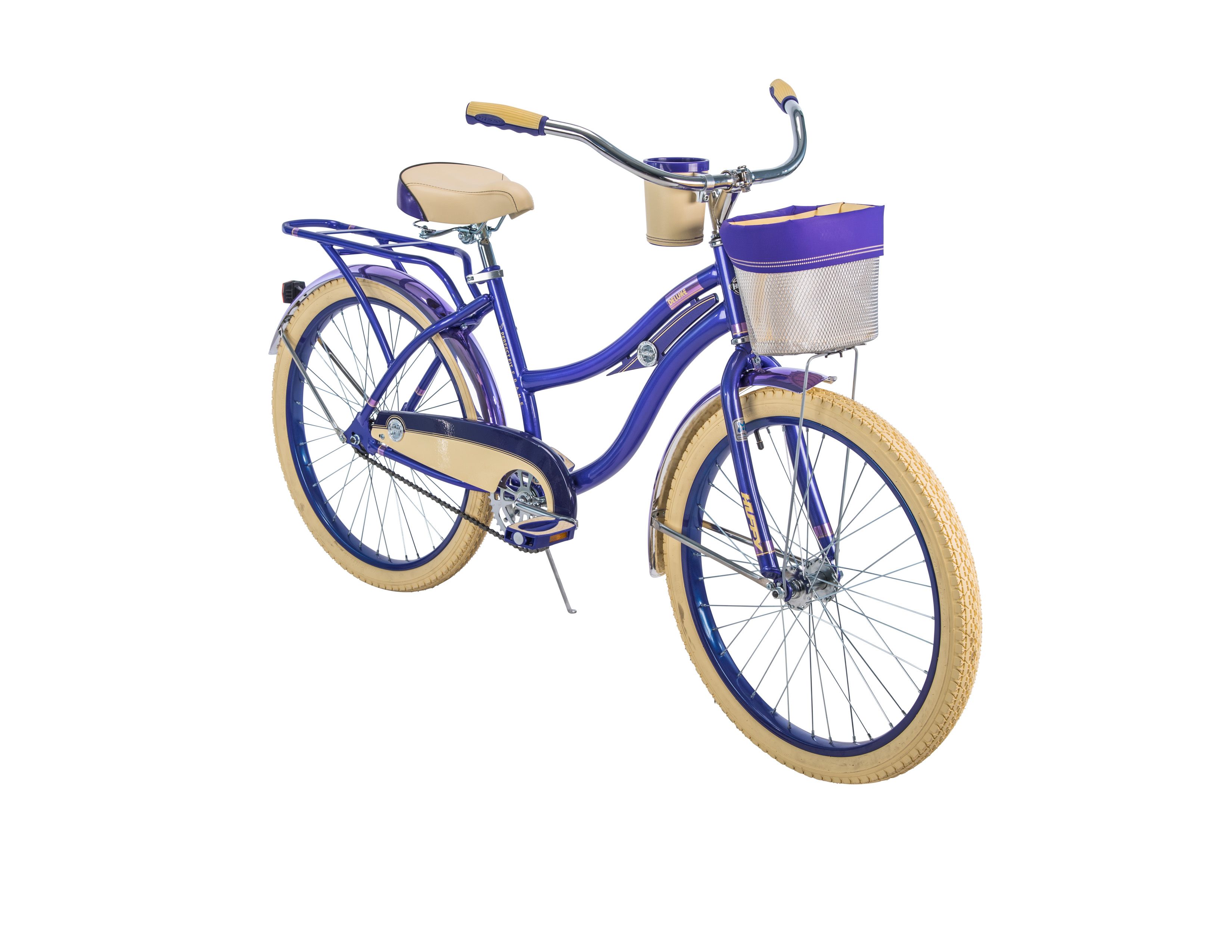 Huffy deluxe women's classic cruiser online bike