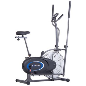 Body Flex Body Rider 2 in 1 Cardio Dual Trainer Elliptical and Upright Exercise Bike