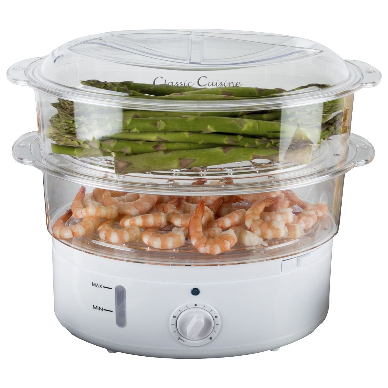 Vegetable Steamer and Rice Cooker - 6.3 Quart Electric Steamer by