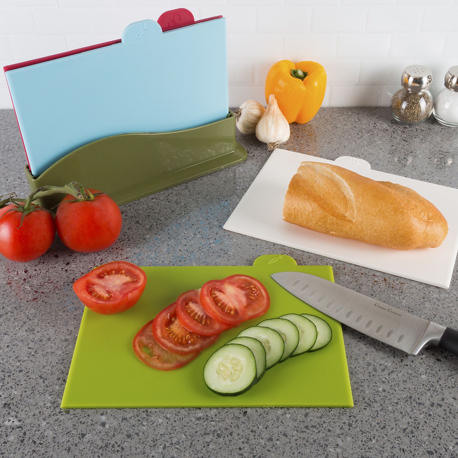 Plastic Cutting Boards Set