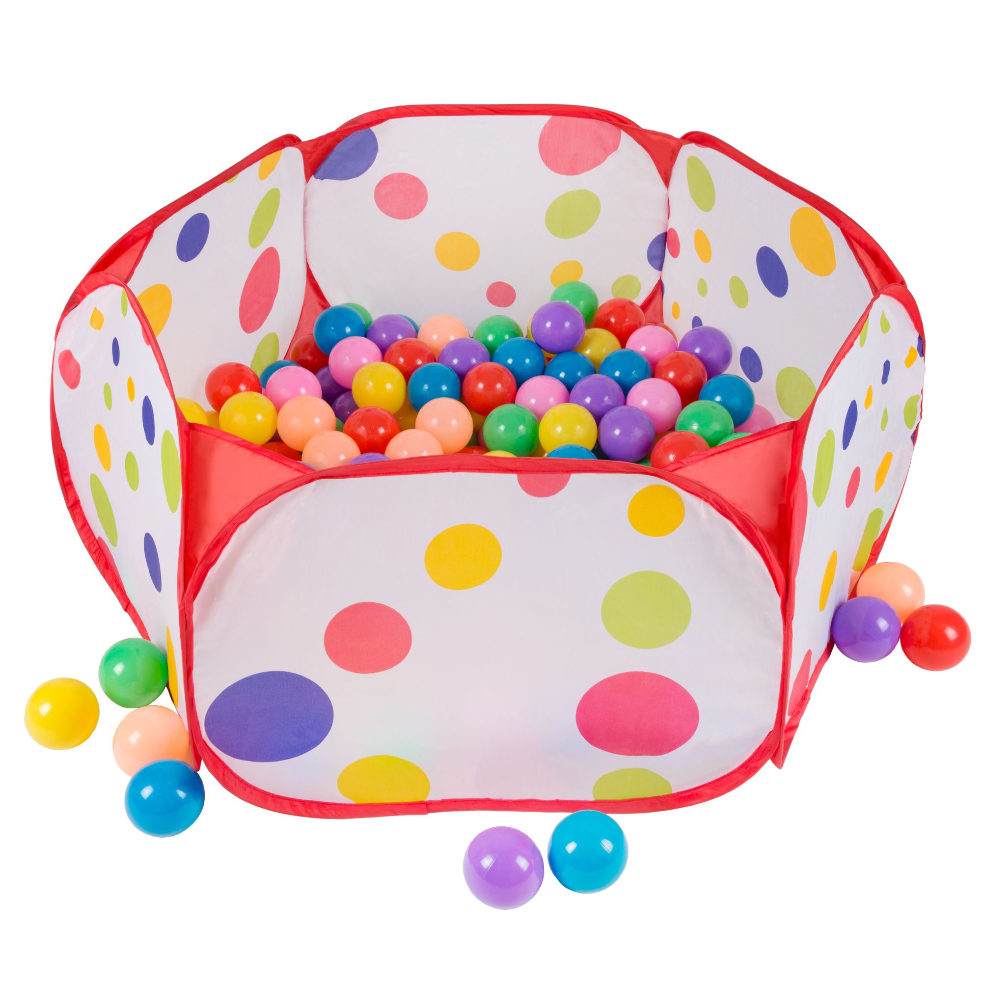 Hexagon store ball pit