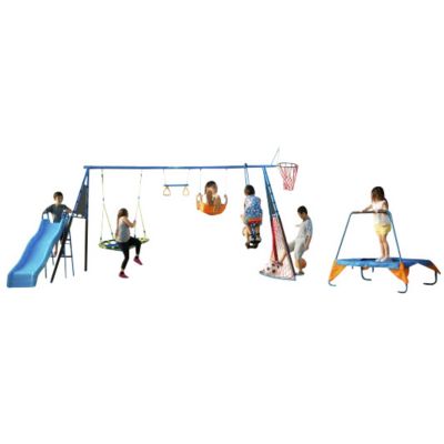 8 piece swing set