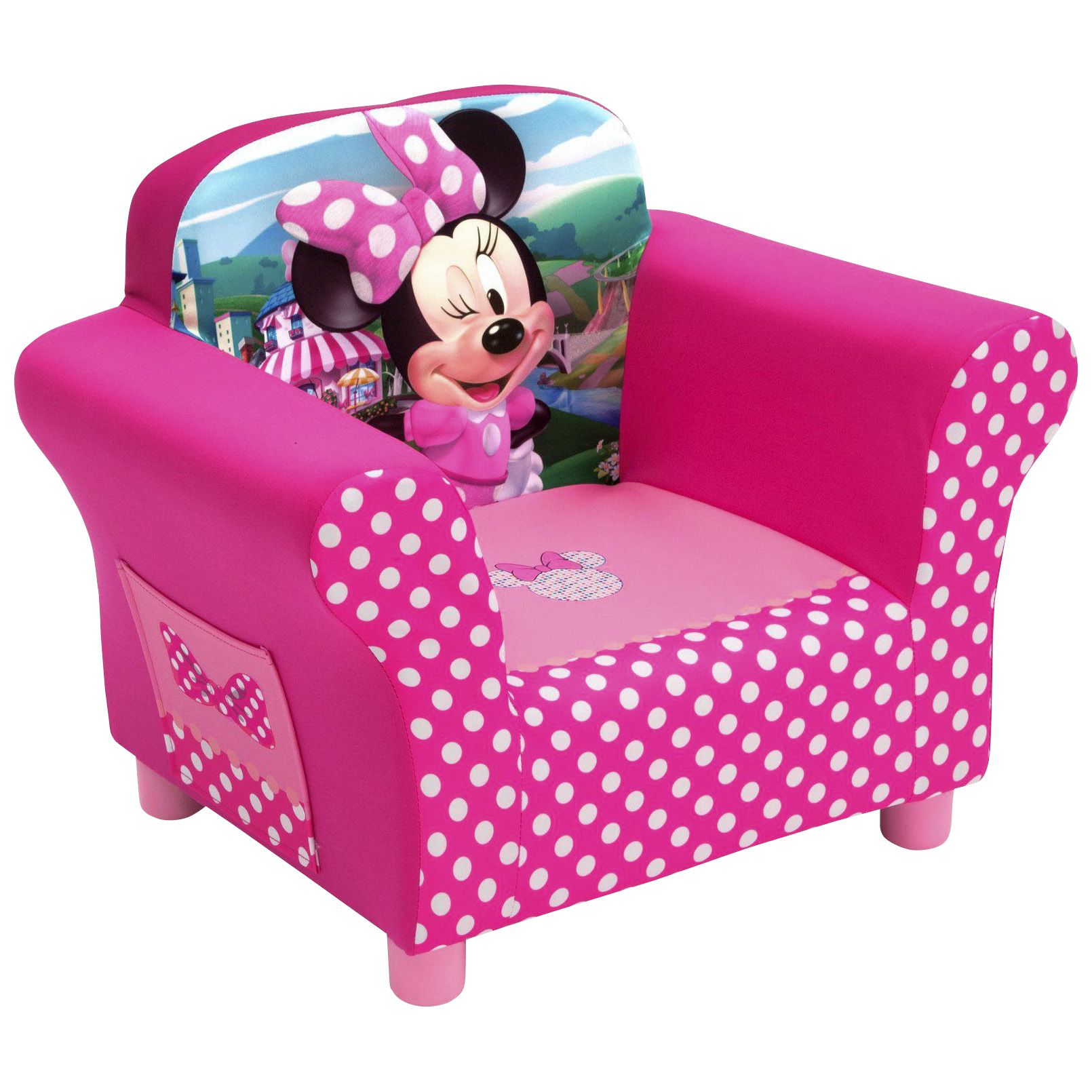 Fingerhut Delta Disney Minnie Mouse Upholstered Toddler Chair