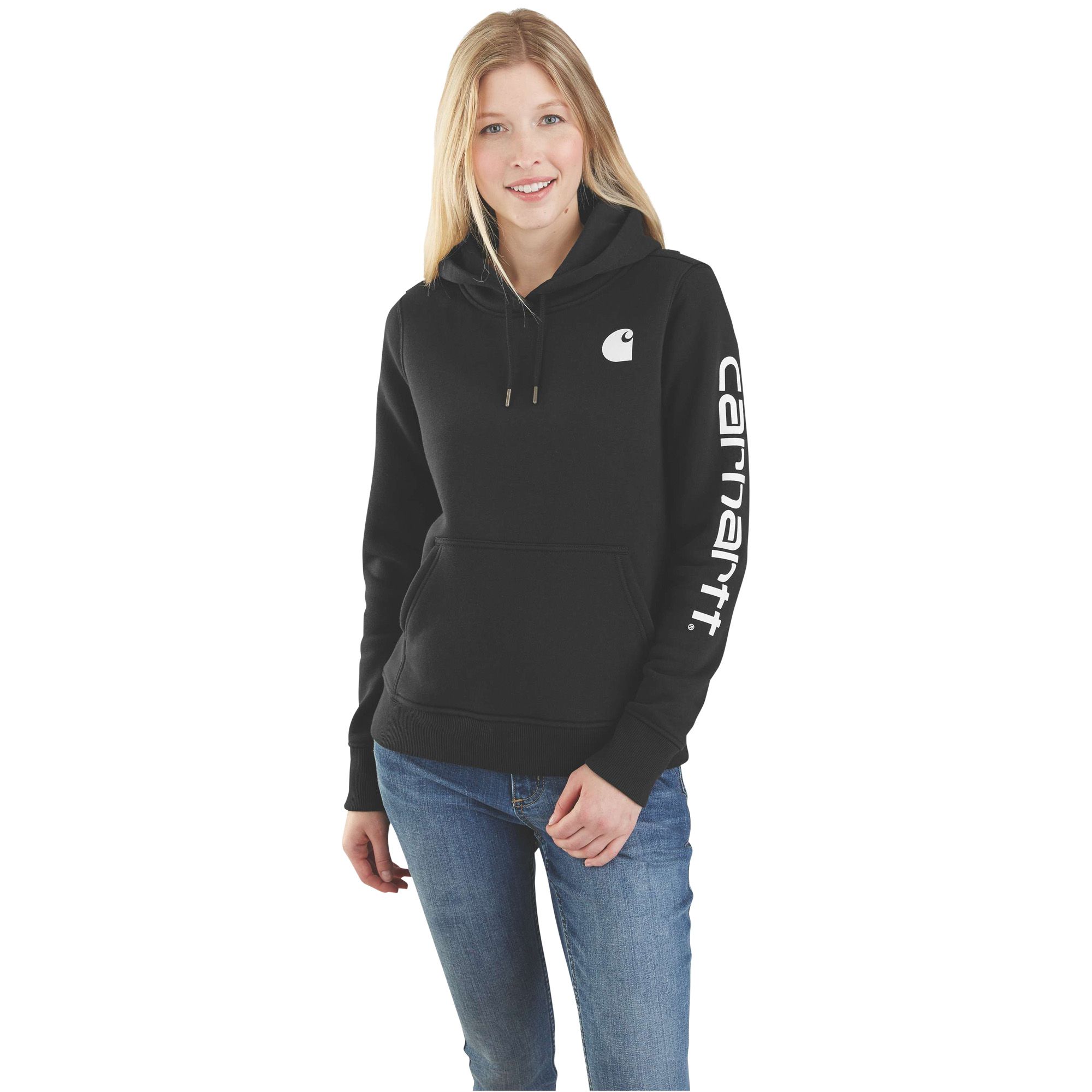 Carhartt Women's Clarksburg Pullover Hoodie - Black