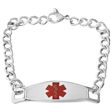 Women's Medical Alert Bracelet Clips