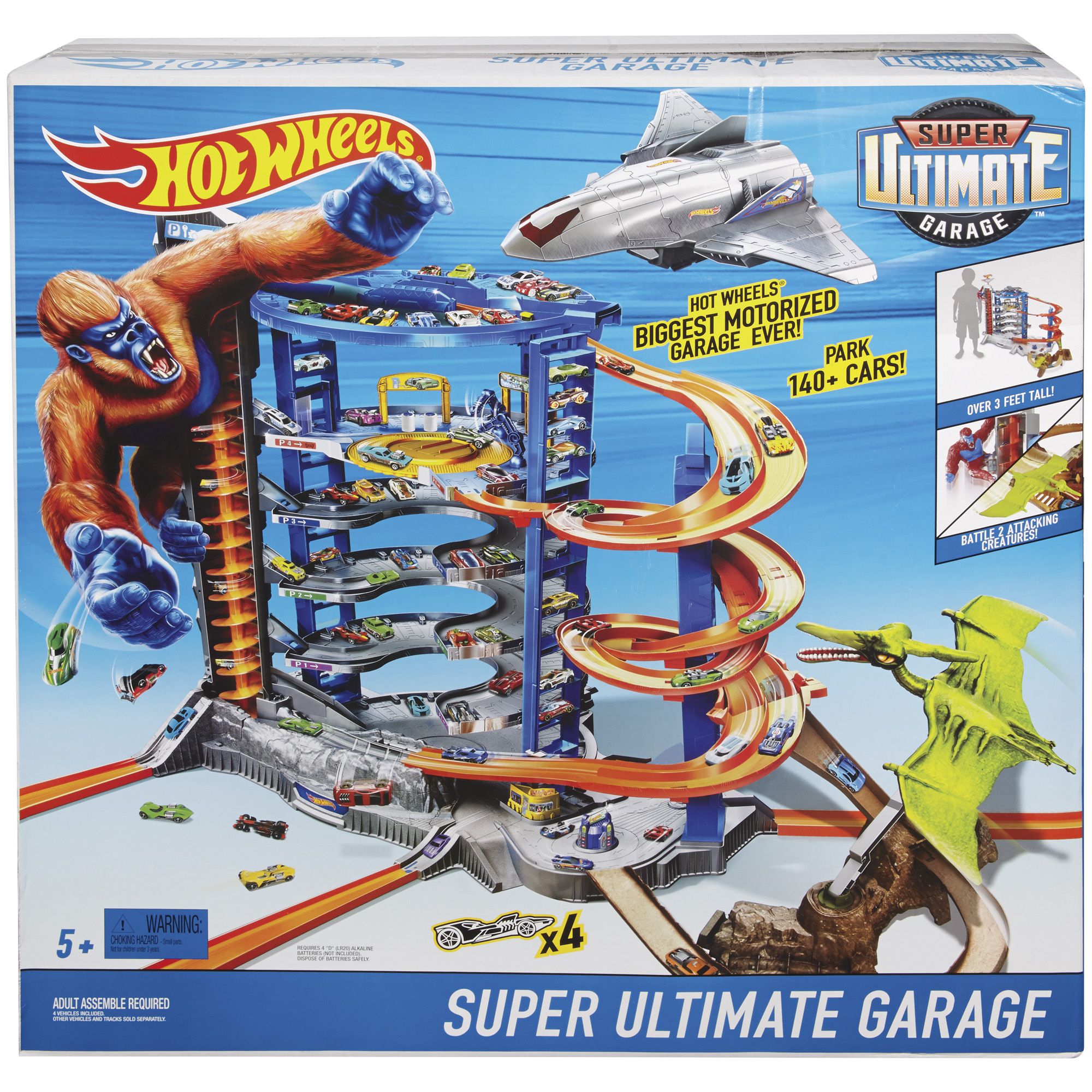 Hot wheels super store ultimate garage batteries needed