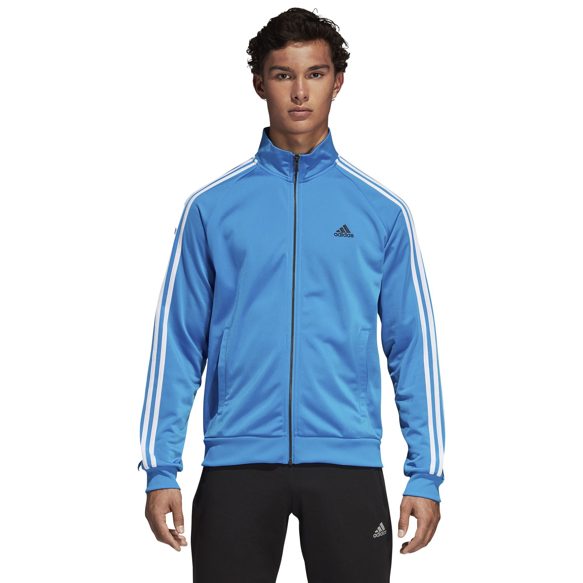 Fingerhut - adidas Men's Essentials Track Jacket – Bright Blue/White
