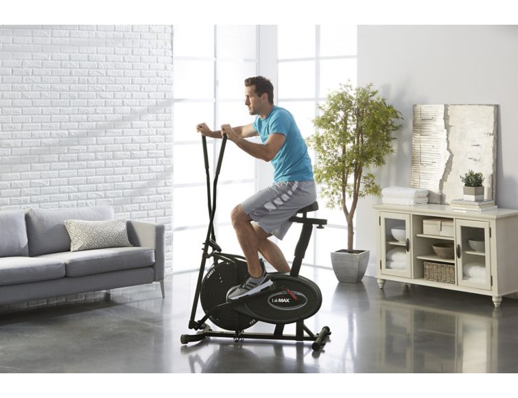 LifeMax 2 in 1 Elliptical Trainer and Exercise Bike