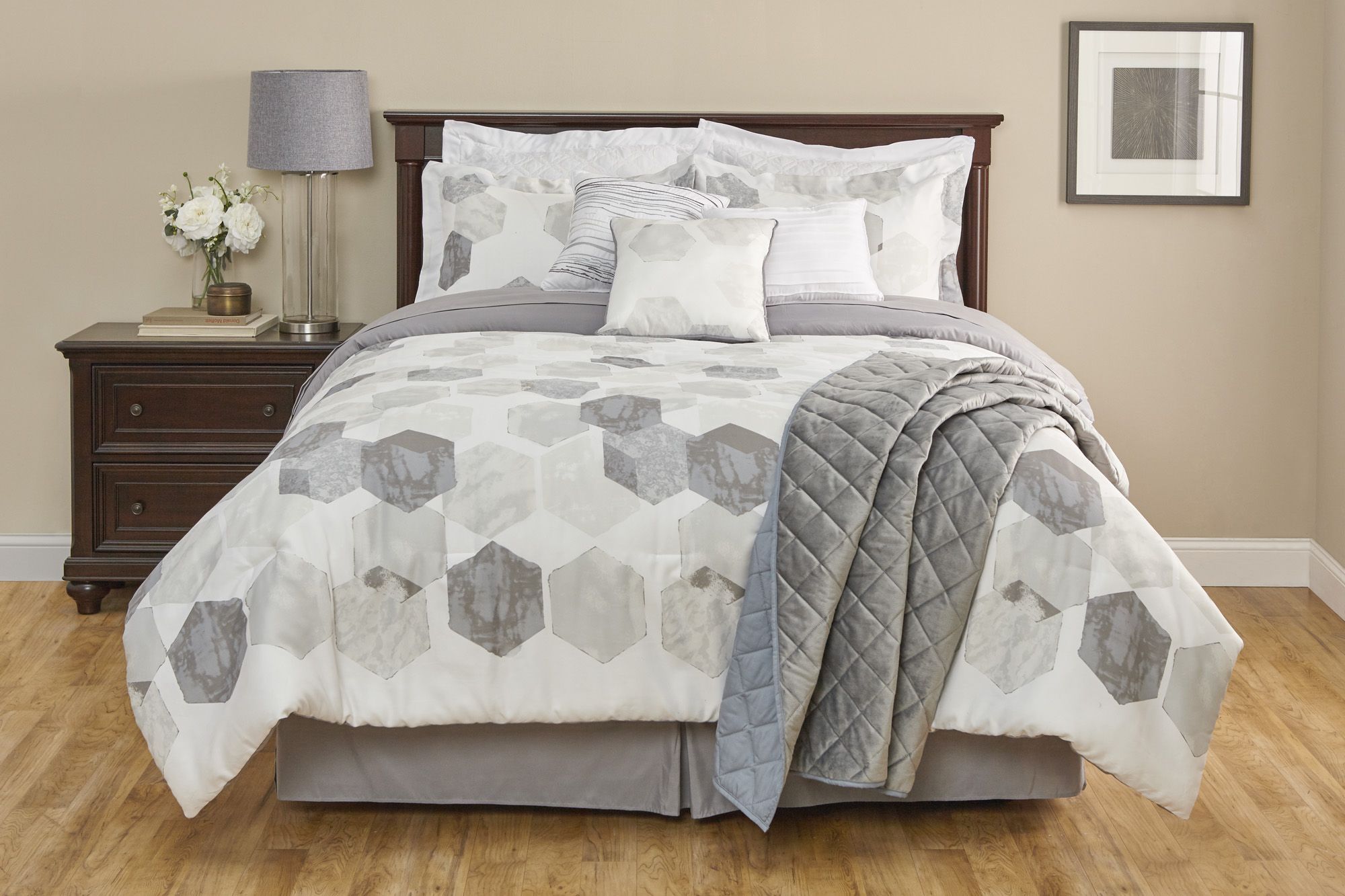 Fingerhut Mcleland Design Hexa 12 Pc Comforter Set Full