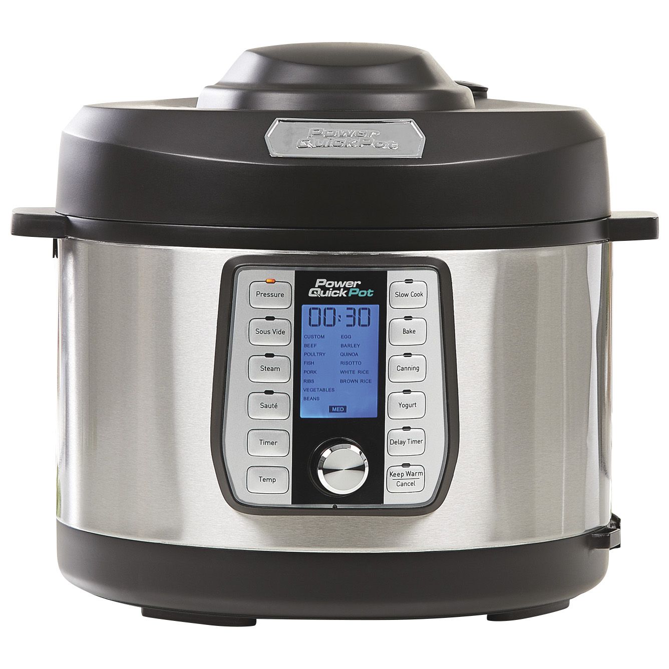 Fingerhut - Power Pressure Cooker XL 10-Qt. with Chopper and Cookbook