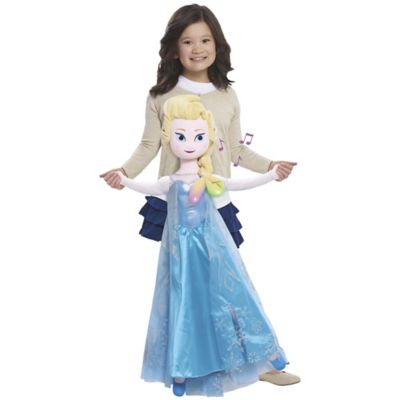 frozen 2 elsa jumbo singing plush