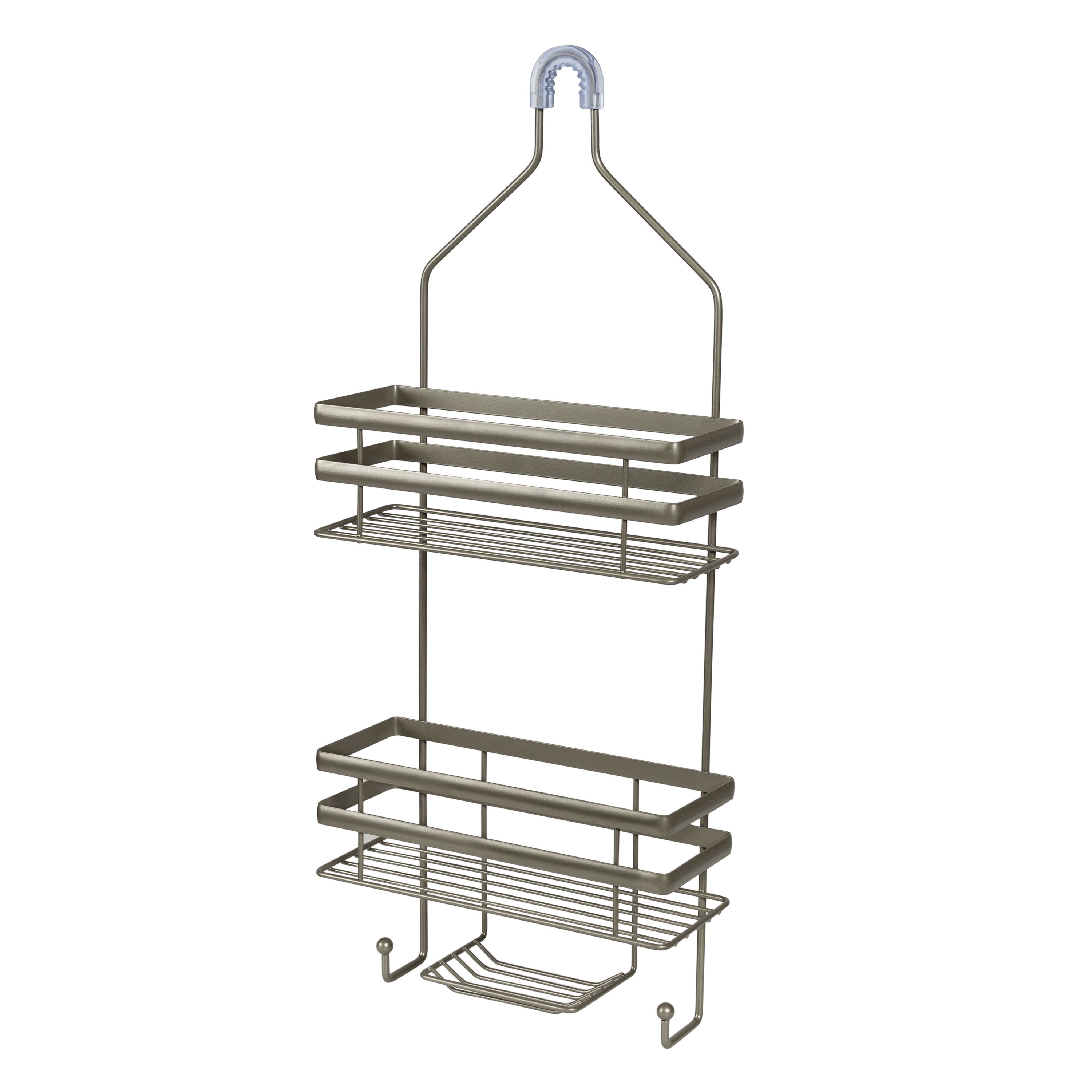 Fingerhut - Popular Home Vista Tension Pole 4-Tier Shower Caddy