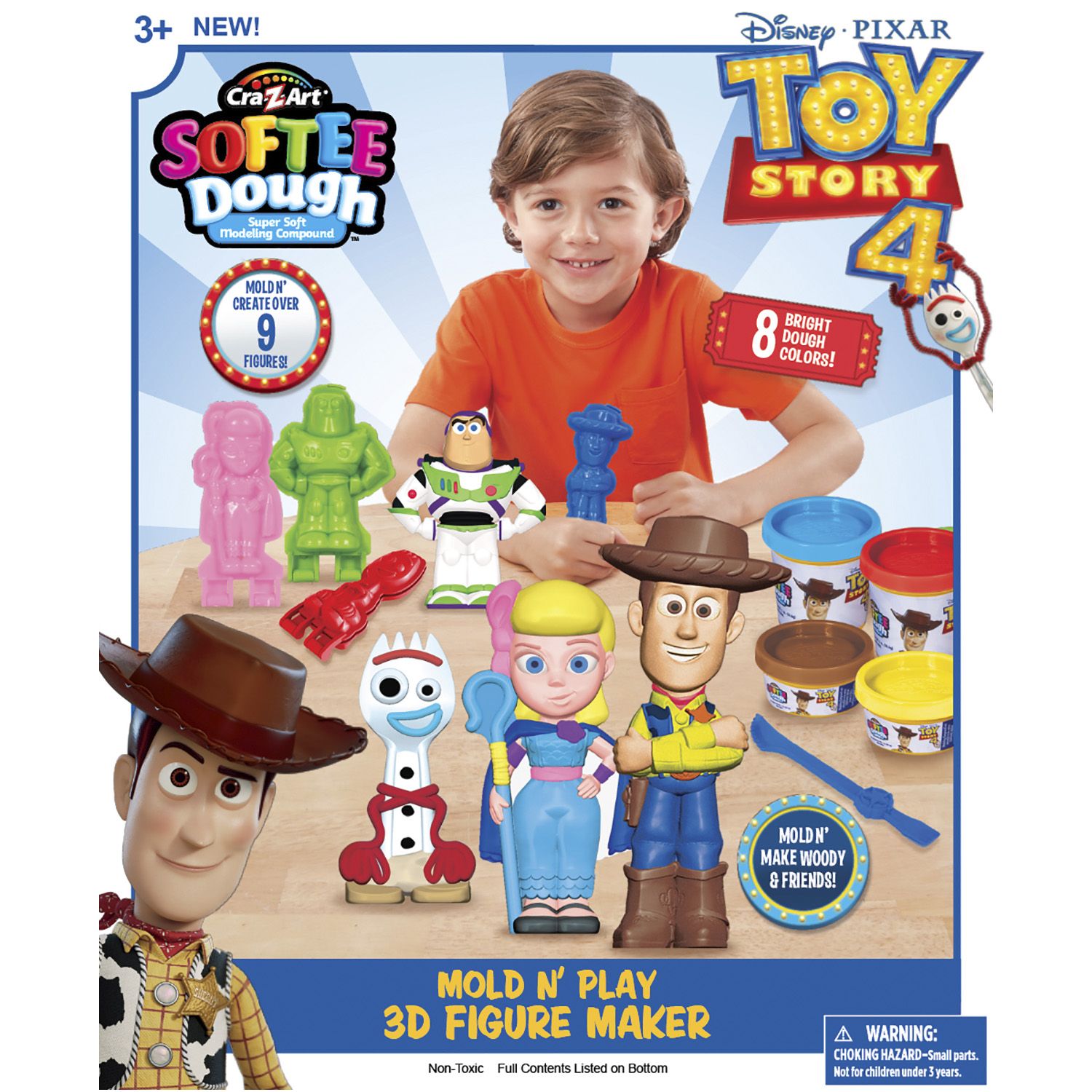 Toy Story 4 Mold N Play 3d Figure Maker CRA-Z-ART Softee Dough Doh Disney E2 for sale online 
